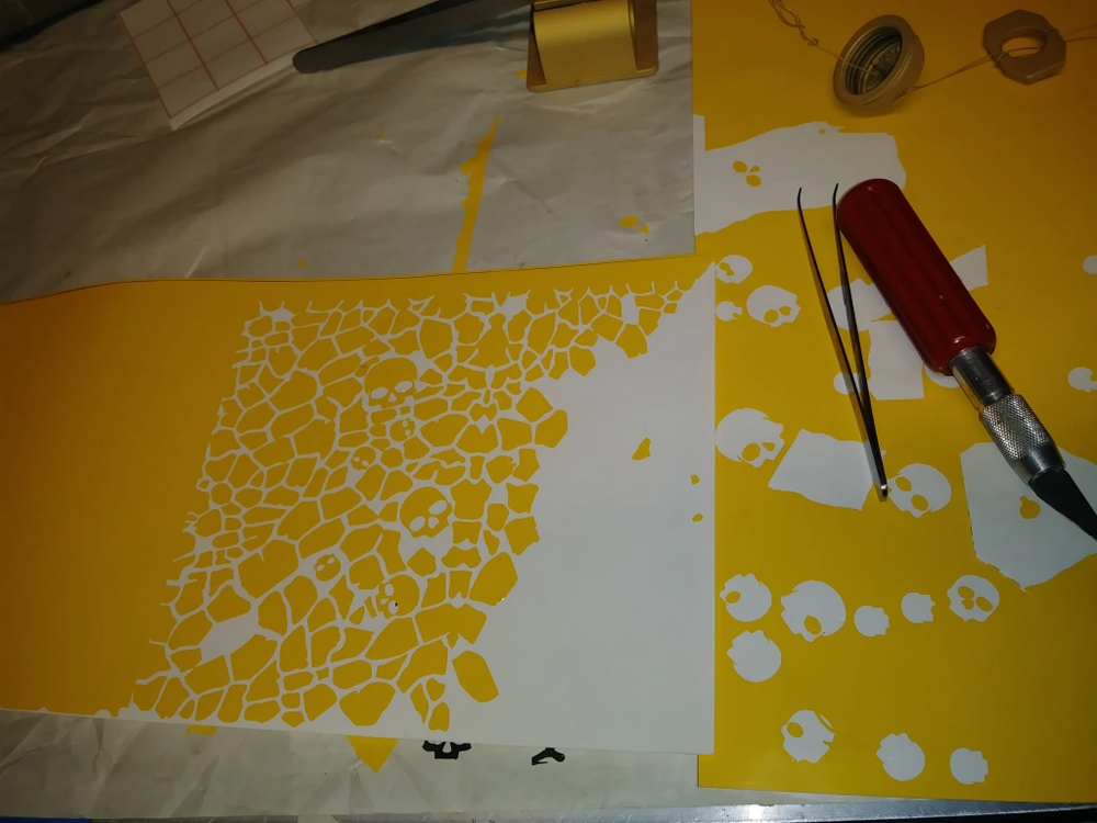 Avery Paint Mask SF 100-235-S YELLOW