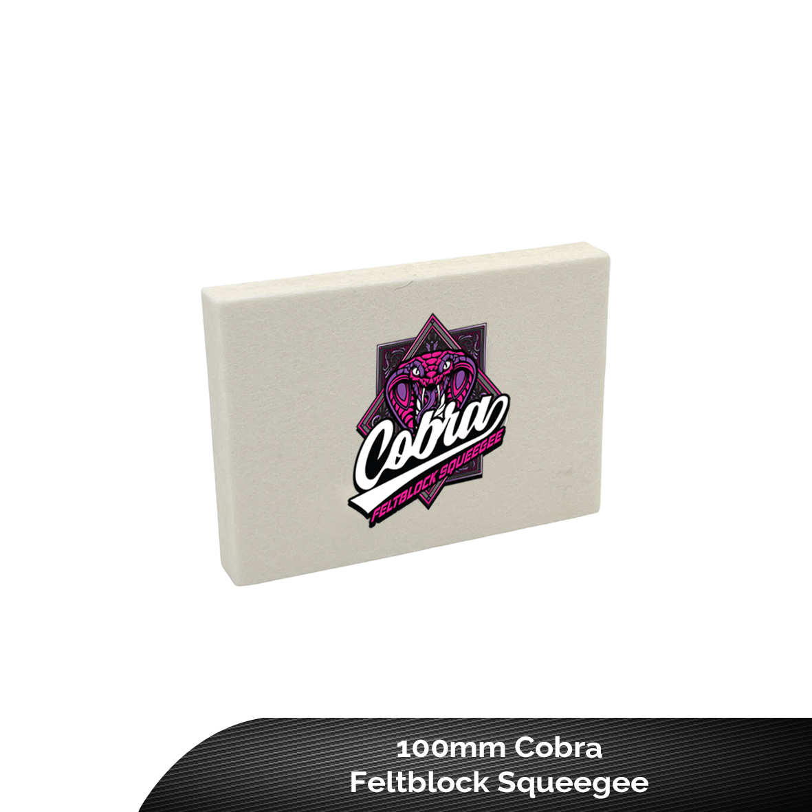 100mm Cobra Feltblock Squeegee