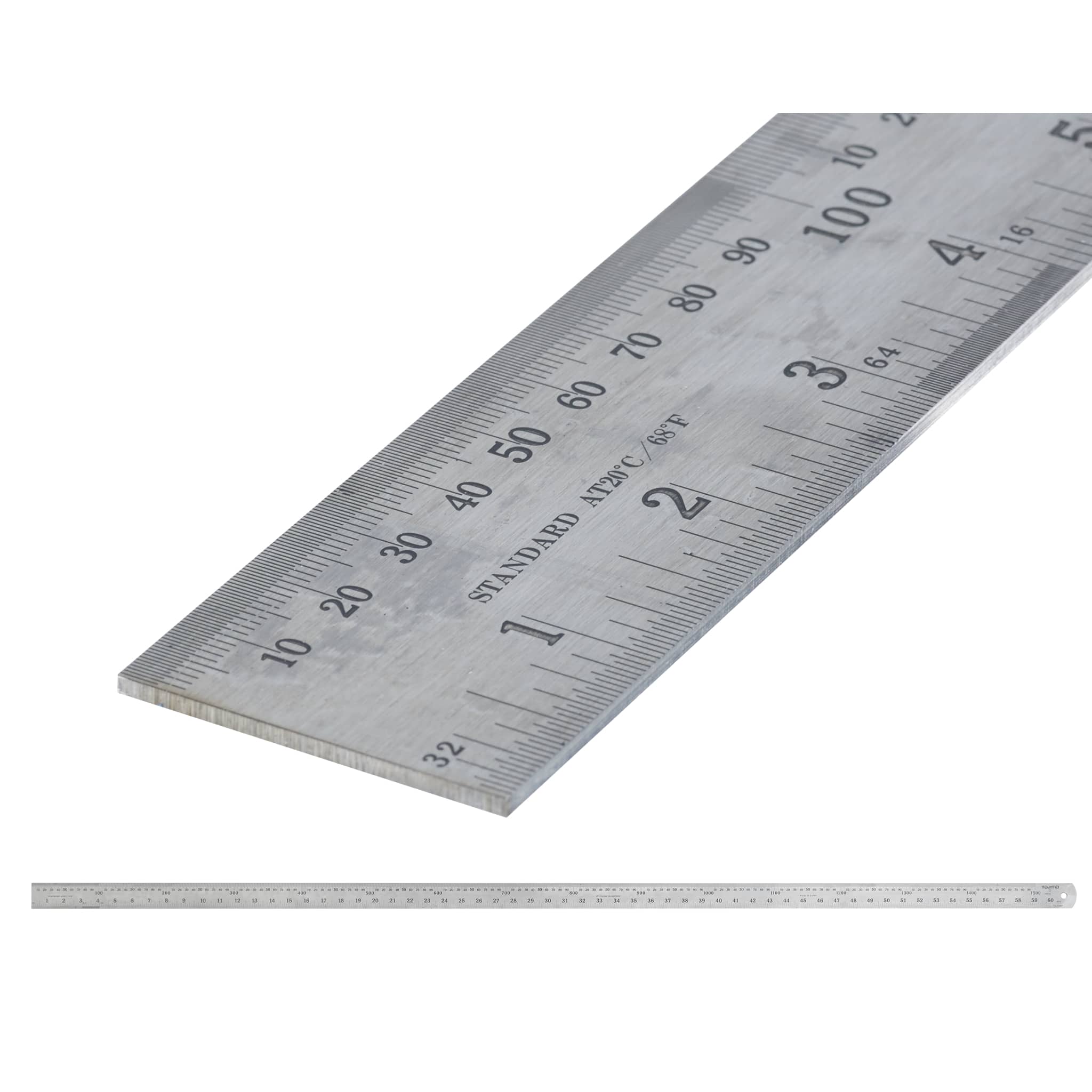 Tajima Stainless Steel Rule 1500mm/60 inch Dual