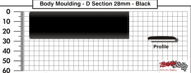 BM2000 Black 25mm Narrow