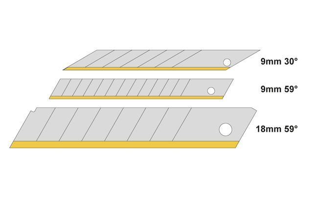TitanBlades 9mm 59° (Pack of 10)  